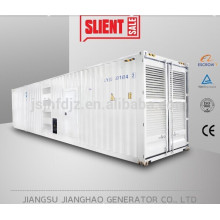 40HC Silent type china brand rainproof jichai diesel generator1 mw,1250kva genset